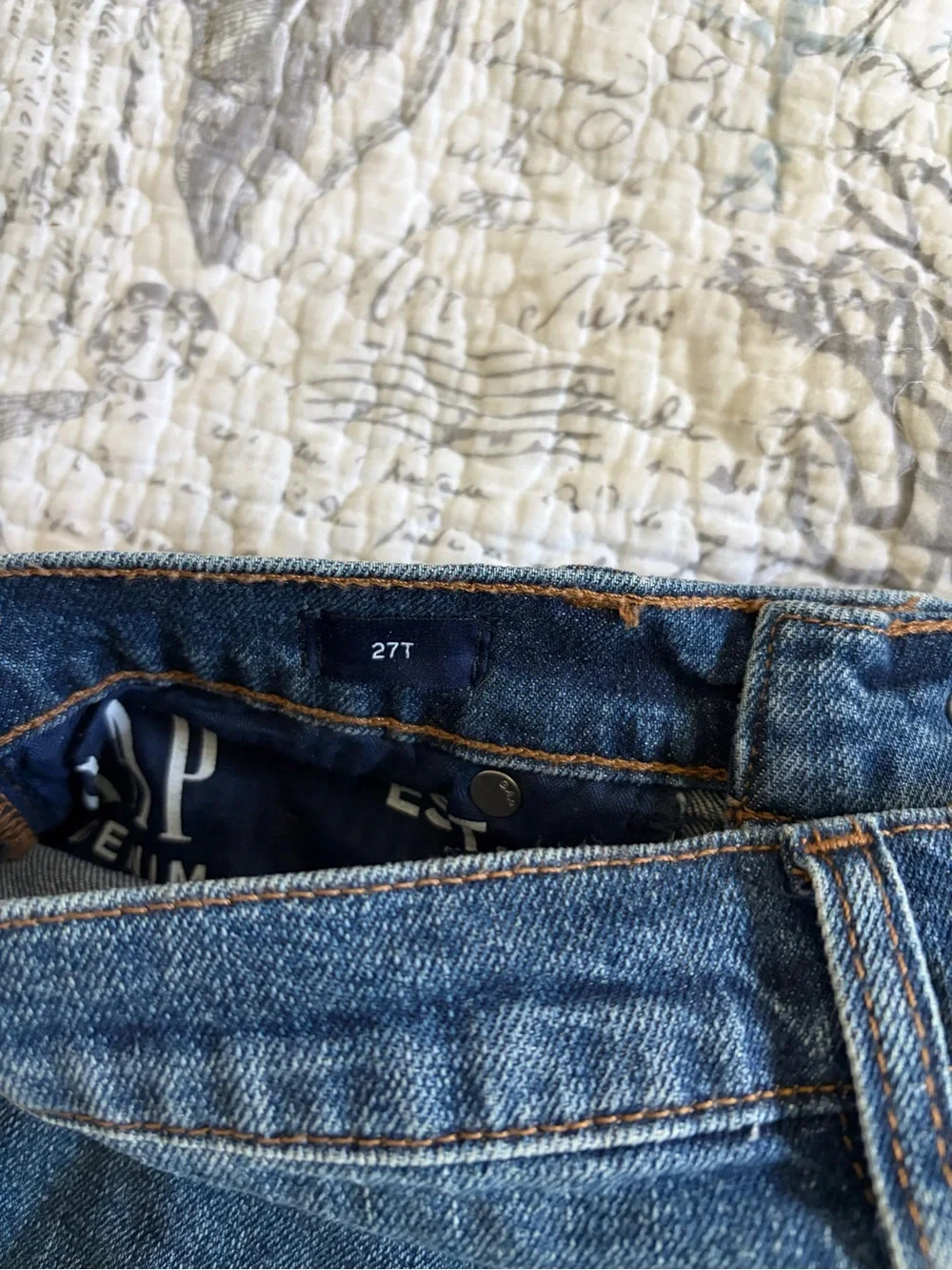 GAP Dark Blue Denim Cutoff Shorts
